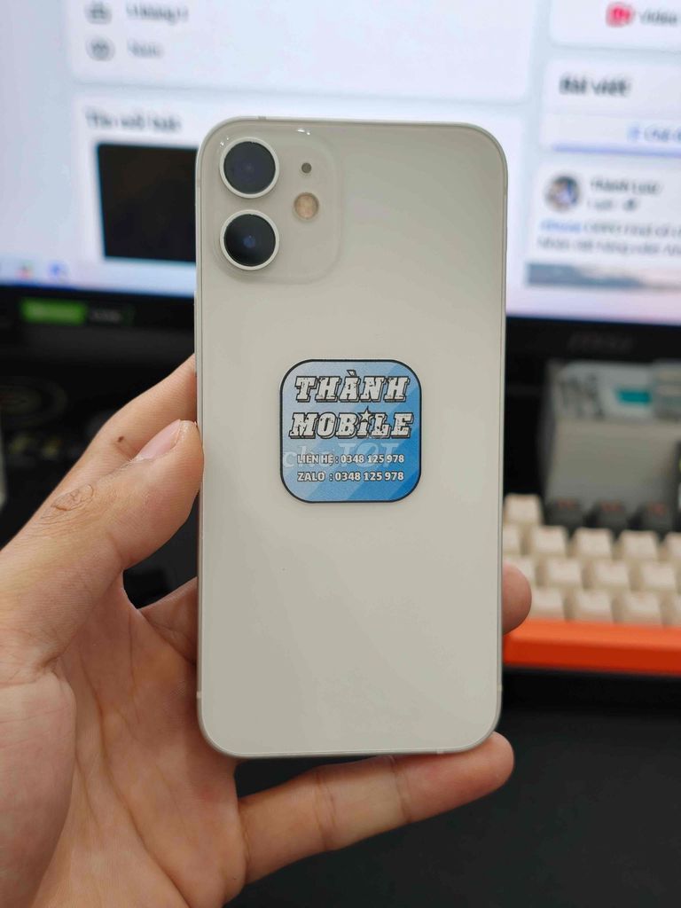 iPhone 12 Mini 128GB Trắng Đã qua sử dụng. Mua bán Điện thoại tại Huyện Đức Trọng Lâm Đồng được đăng bởi Thành hình 1