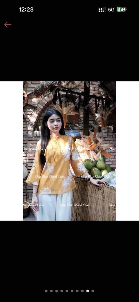 Áo dài cách tân Nữ Tơ thêu. Mua bán Quần áo tại Quận Đống Đa Hà Nội được đăng bởi thuyduong hình 1