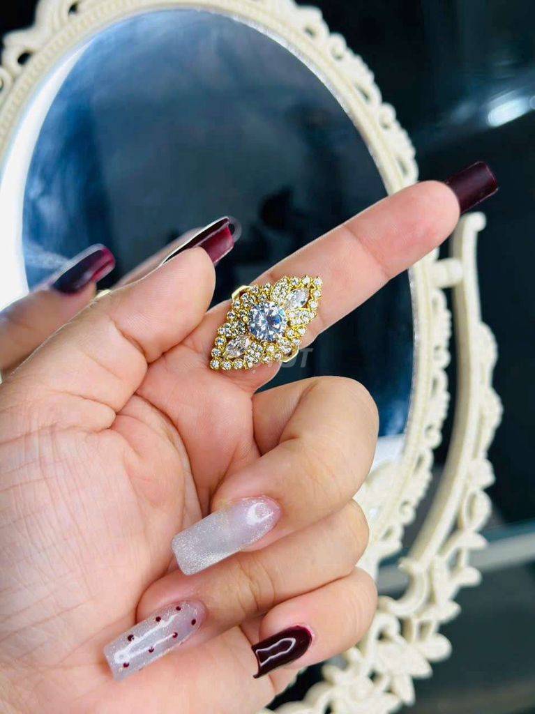 Nhẫn Nữ đồng hội xi vàng 610. Mua bán Phụ kiện thời trang khác tại Thành phố Hà Tiên Kiên Giang được đăng bởi PHỤ KIỆN TRANG SỨC HQ hình 1