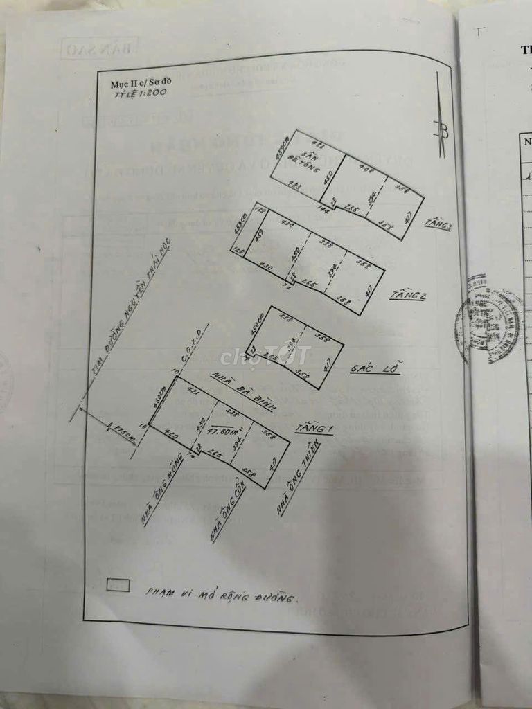 Bán nhà mặt tiền đường nguyễn thái học