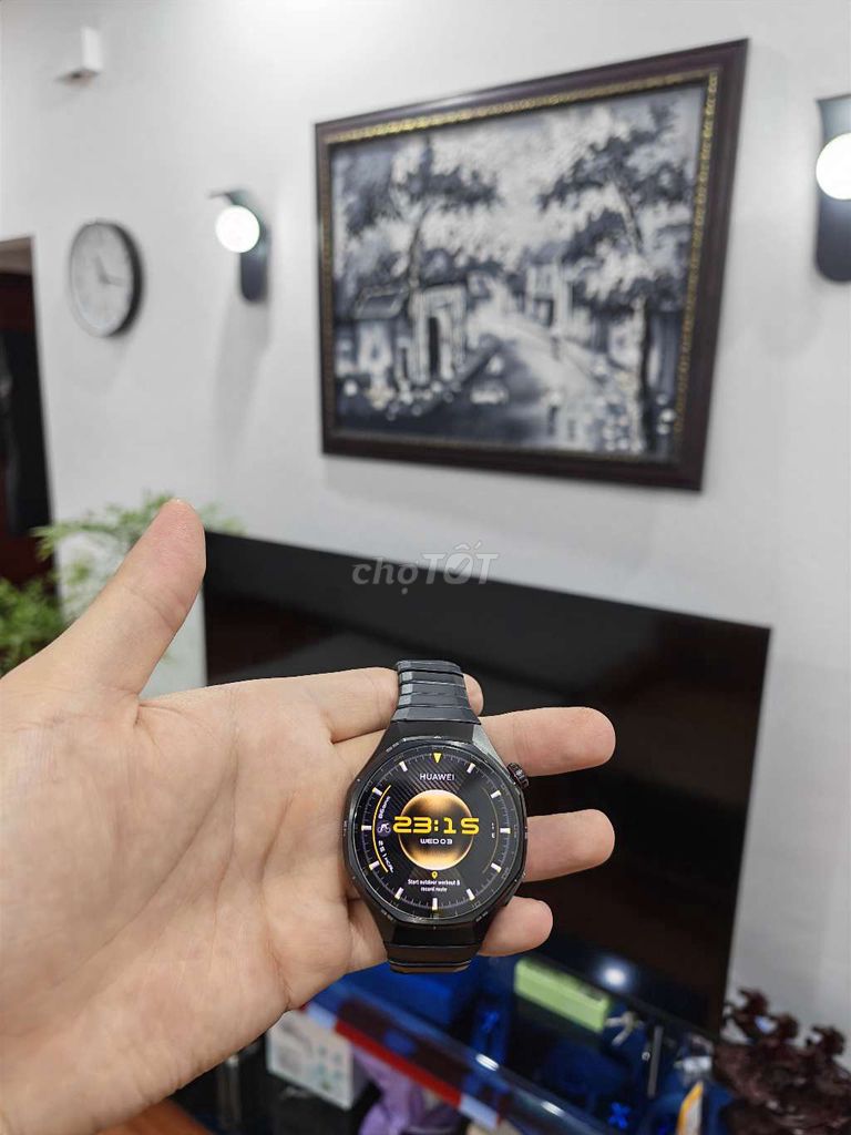 Huawei GT6 Pro Đen 46mm Titan 99%. Mua bán Thiết bị đeo thông minh tại Huyện Gia Lâm Hà Nội được đăng bởi Nhật Hải hình 1