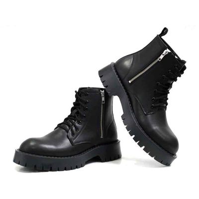 Giày Chunky Combat Boots da thời trang, new 100%