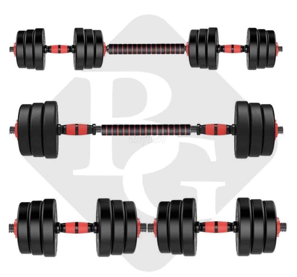 Tạ tập gym Kim loại Cao su Đen Đỏ mới. Mua bán Đồ thể thao, Dã ngoại tại Thị xã Bến Cát Bình Dương được đăng bởi Mr uyên hình 1