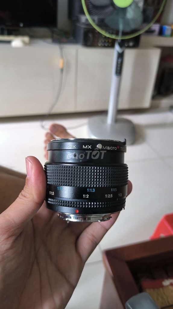 Minolta len Macro x2 Teleplus mc7 ống kính