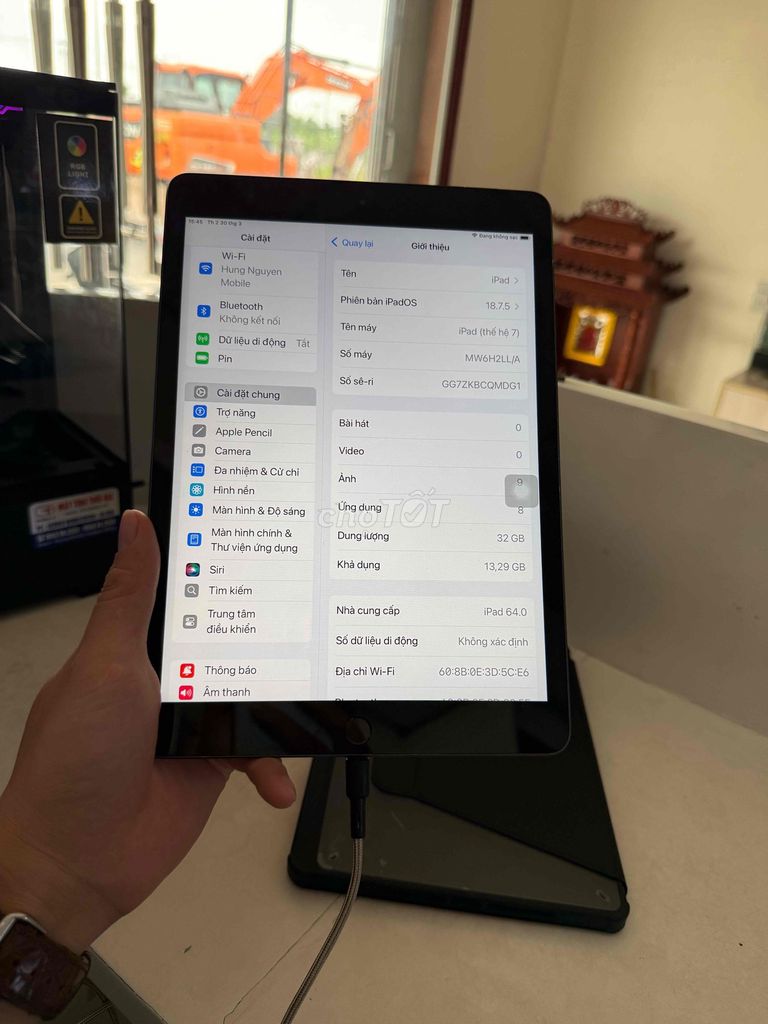 Apple iPad Gen 7 32GB Xám. Mua bán Máy tính bảng tại Huyện Thuỷ Nguyên Hải Phòng được đăng bởi Hùng Nguyễn THP store hình 1