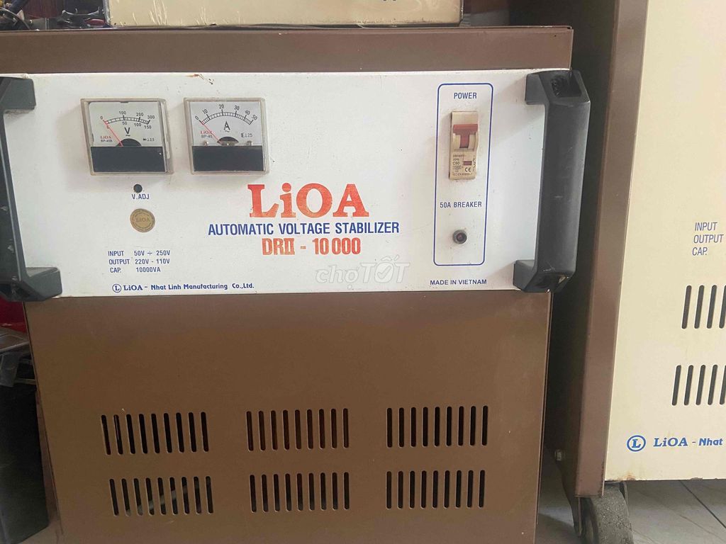 Ổn áp LiOA DRII - 10000(50V-250V) dây đồng 100%. Mua bán Đồ chuyên dụng, Giống nuôi trồng tại Quận 12 Tp Hồ Chí Minh được đăng bởi phuc huyen  hình 1