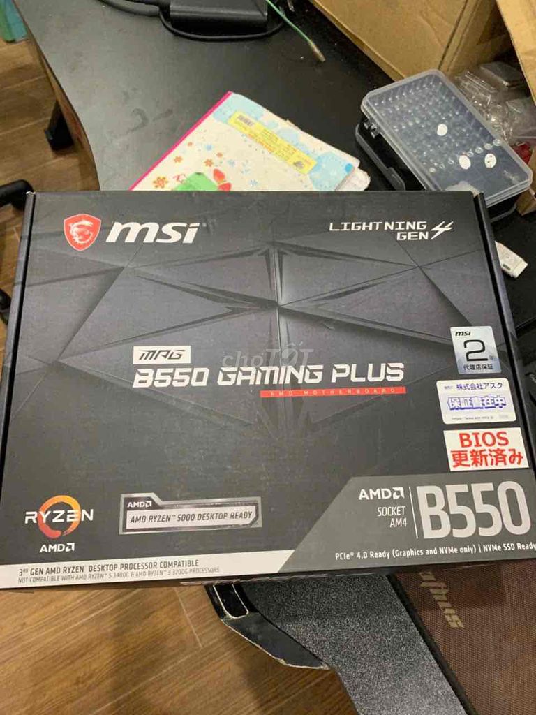 B550 MPG Gaming Plus Fullbox đẹp keng