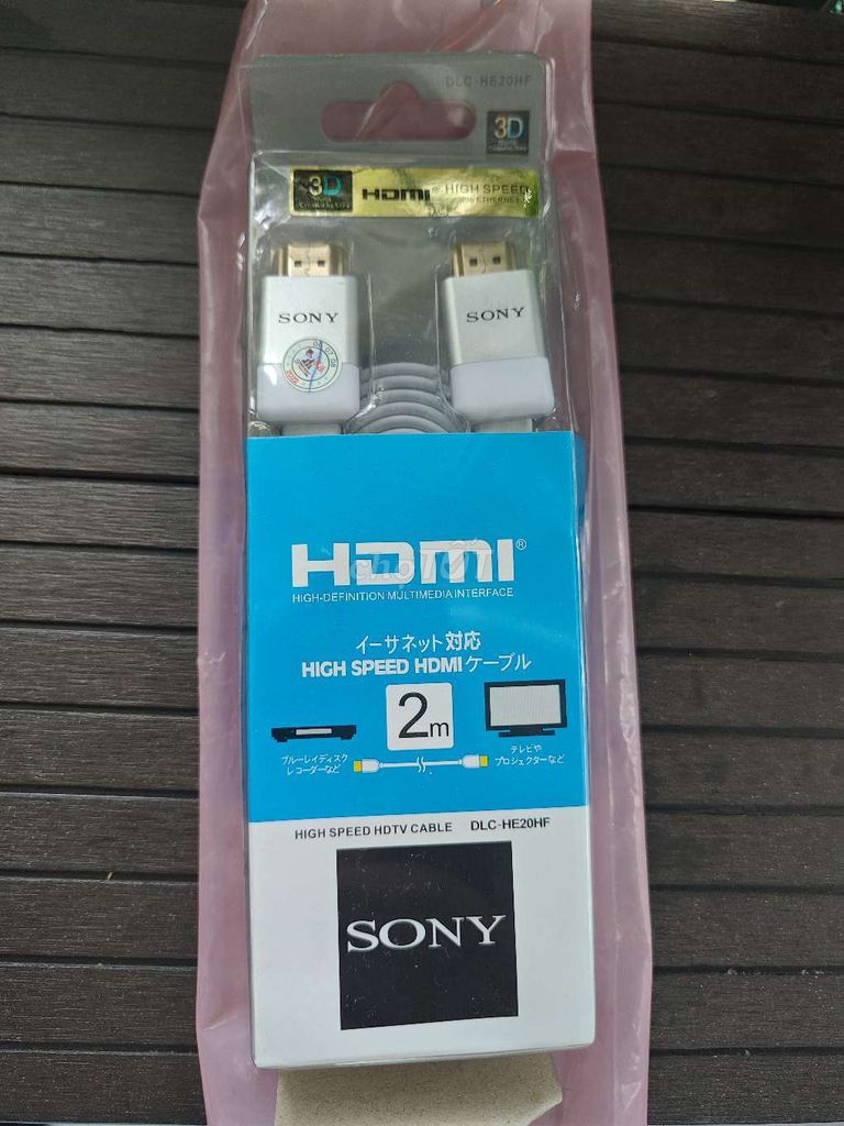 Dây HDMI Sony DLC-HE20HF 2m. Mua bán Phụ kiện (Màn hình, Chuột...) tại Quận 3 Tp Hồ Chí Minh được đăng bởi HOÀNG ANH NGUYỄN hình 1