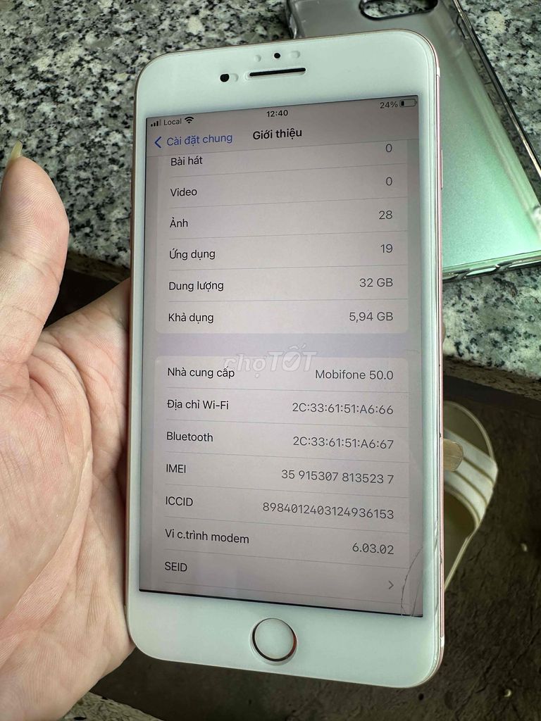 Apple iPhone 7 Plus 32GB Vàng hồng. Mua bán Điện thoại tại Quận Ninh Kiều Cần Thơ được đăng bởi minh hình 1