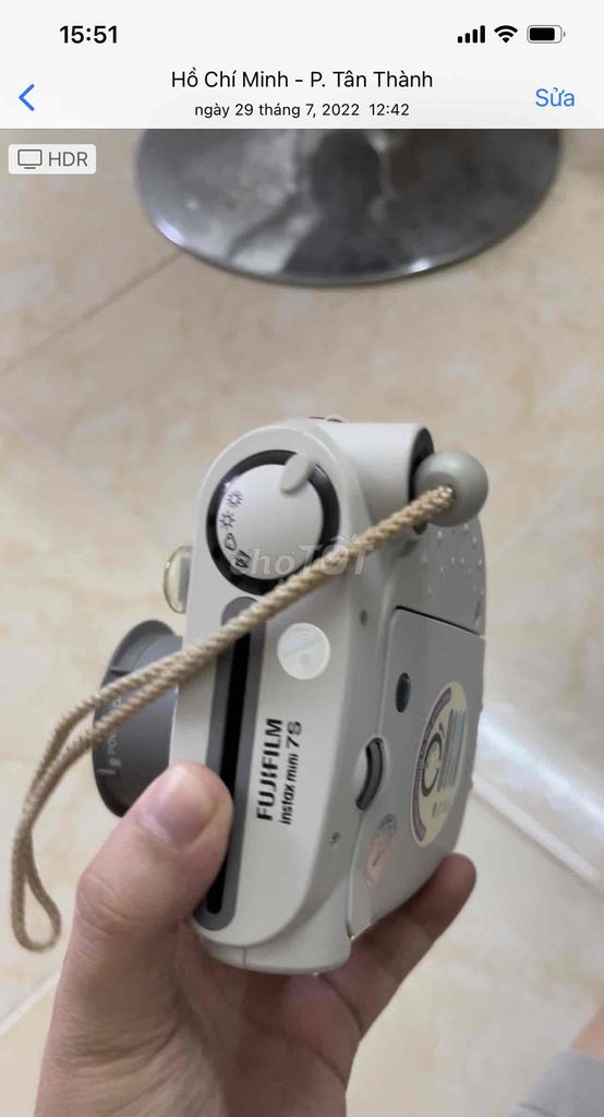 Máy Chụp Ảnh Lấy Liền Fujifilm Instax Mini 7S TGDD