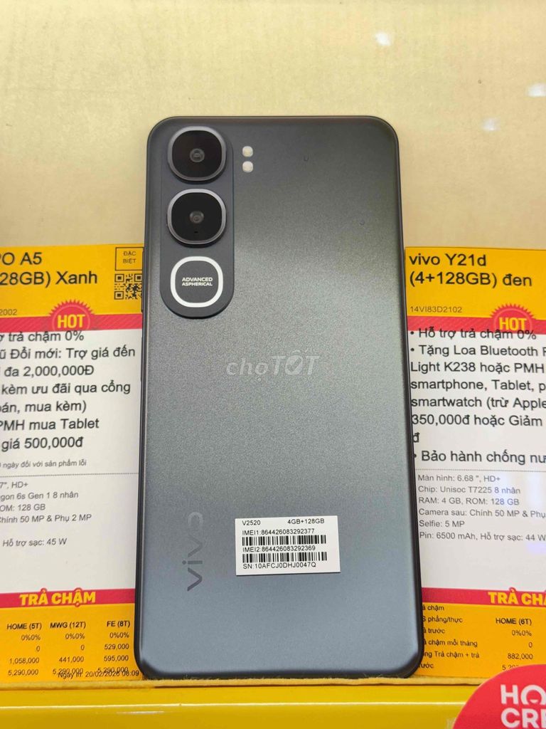 Vivo Y21d 128GB Đen. Mua bán Điện thoại tại Quận 8 Tp Hồ Chí Minh được đăng bởi Tiet Nhy hình 1
