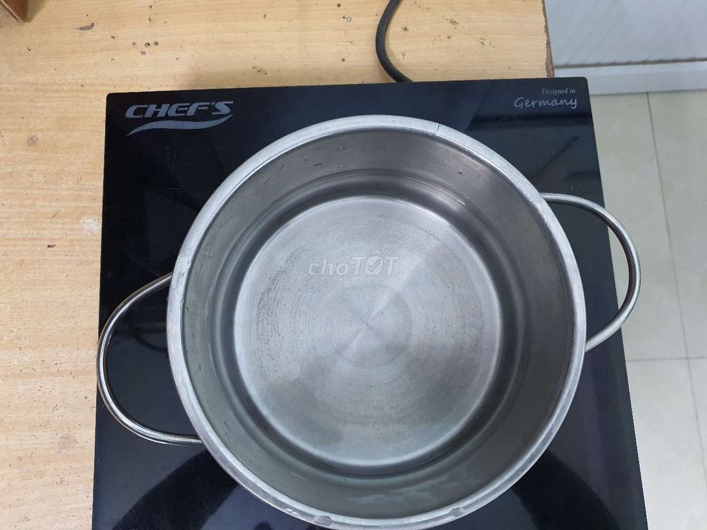 Bếp điện đa năng CHEFS vỏ inox siêu bền bỉ 2000W