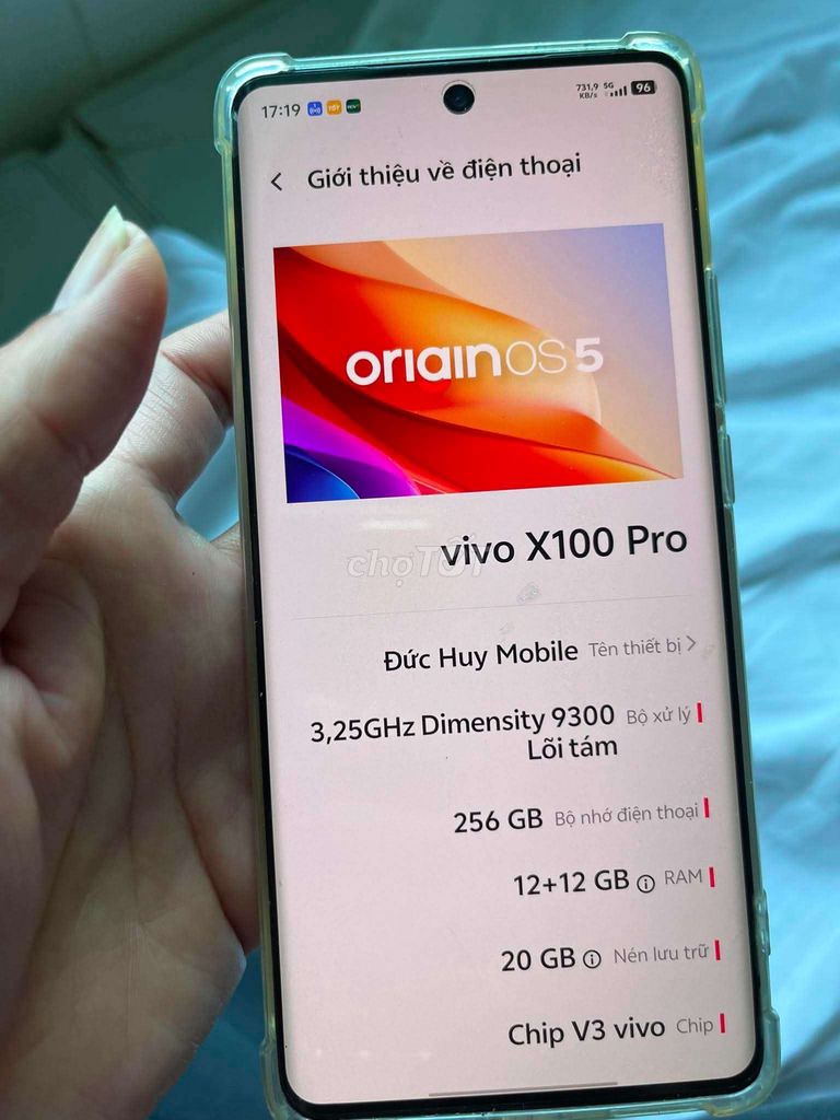Vivo X100 Pro 256GB Xanh. Mua bán Điện thoại tại Thành phố Huế Thừa Thiên Huế được đăng bởi Nguyễn văn đại hình 1