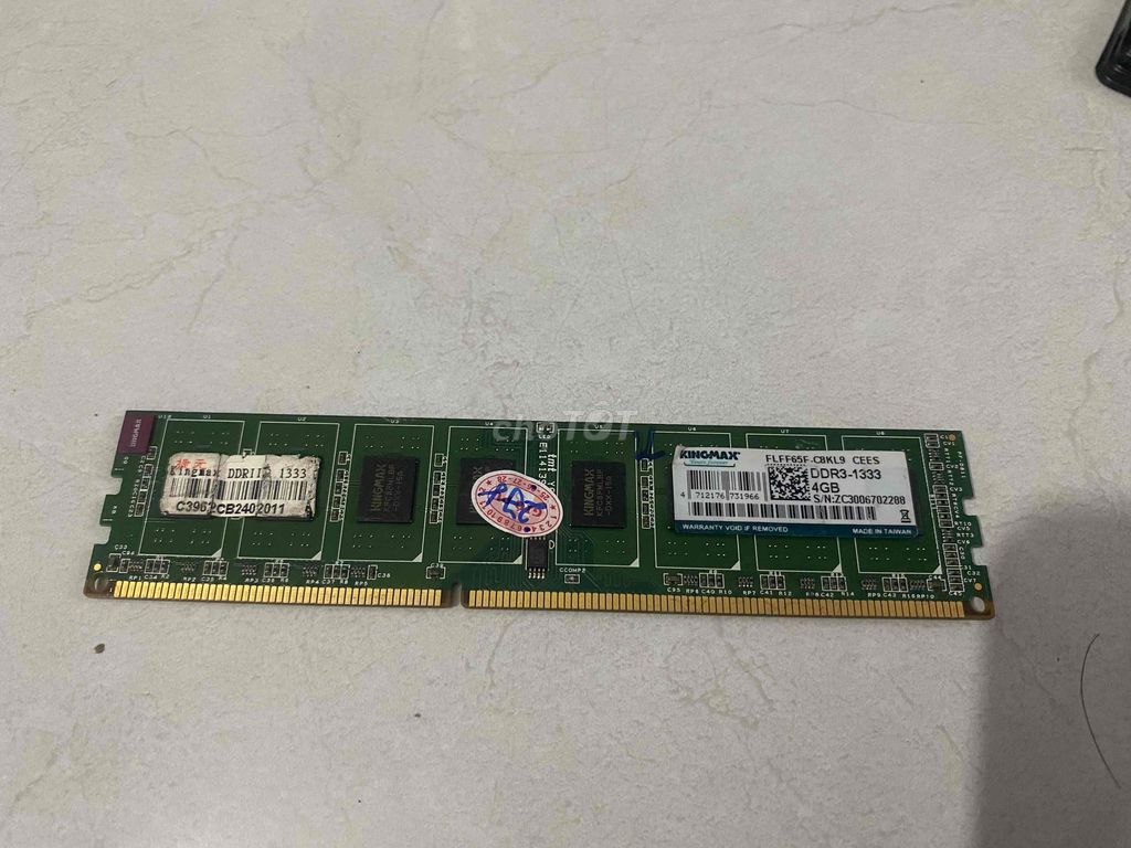 Ram ddr3 4g Bus 1333. Mua bán Linh kiện (RAM, Card...) tại Thành phố Thủ Đức Tp Hồ Chí Minh được đăng bởi Mạnh hình 1