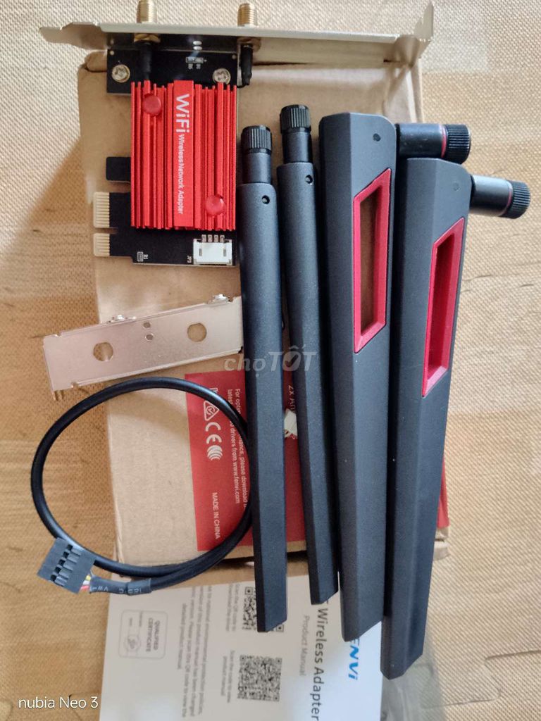 Card WiFi Fenvi PCE-AC1200 Mới 100%. Mua bán Phụ kiện (Màn hình, Chuột...) tại Huyện Sóc Sơn Hà Nội được đăng bởi Cường Sky hình 1