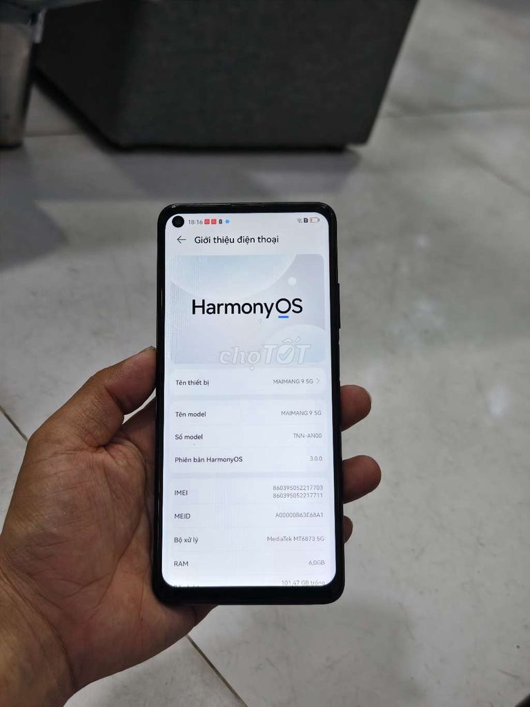 Huawei Maimang 9 5G Xanh 128GB. Mua bán Điện thoại tại Quận Bình Tân Tp Hồ Chí Minh được đăng bởi Nguyễn Thanh hình 1