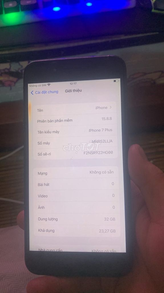 Apple iPhone 7 Plus 32GB Đen. Mua bán Điện thoại tại Quận Bắc Từ Liêm Hà Nội được đăng bởi Đức Nguyễn hình 1
