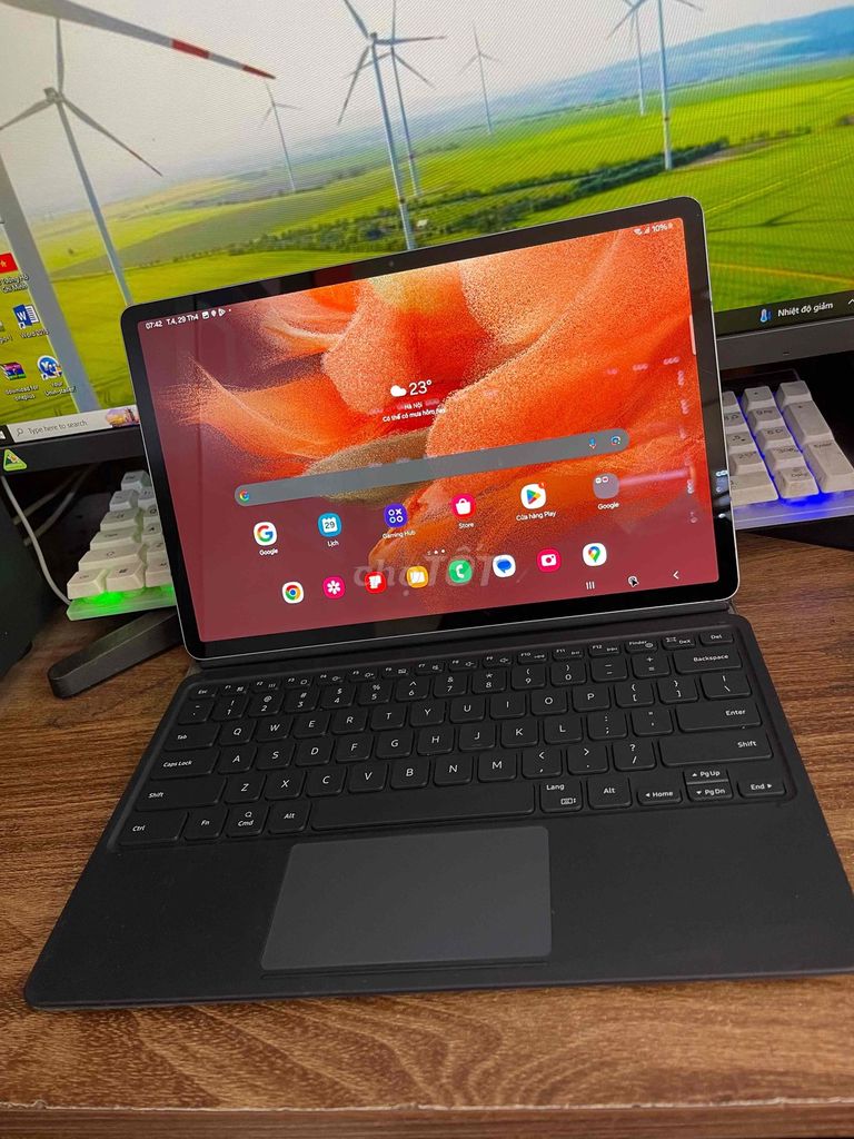 Samsung Tab S7 FE Wifi/4G Màn 12.4inh kèm Bàn Phim. Mua bán Máy tính bảng tại Quận Lê Chân Hải Phòng được đăng bởi Huy Tưởng Mobile hình 1