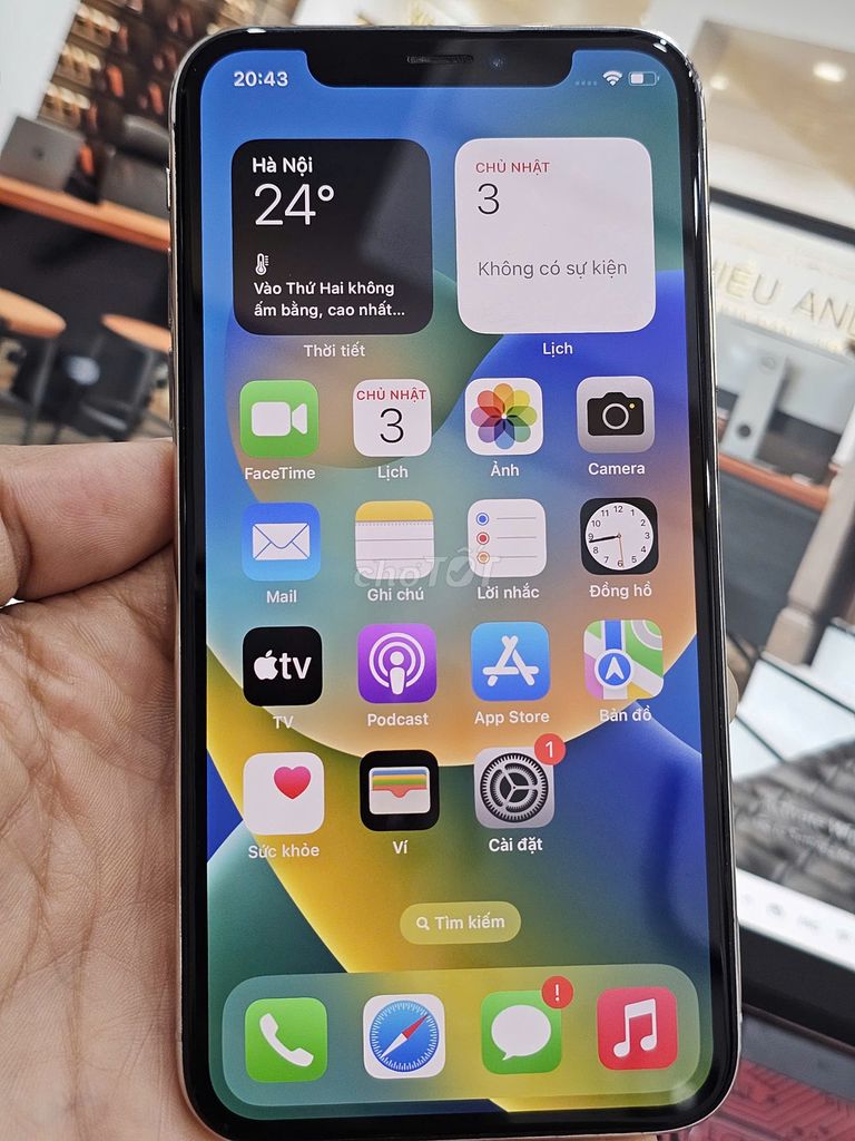 iphone X 64Gb Trắng Pin 100% , 99%, Máy chuẩn Zin