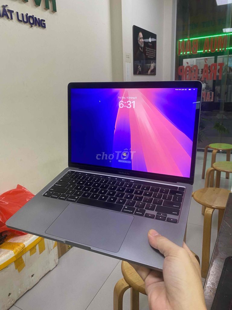Apple Macbook Pro M1 2020 13.3 inch 8GB/512GB Xám. Mua bán Laptop tại Quận Hoàng Mai Hà Nội được đăng bởi Mac98 hình 1