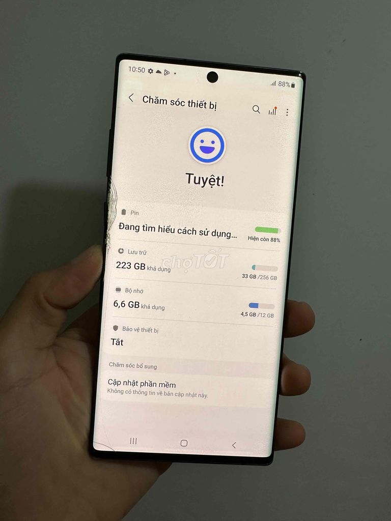 Samsung Note 10 Plus 256GB xài nóng xanh màn nhe. Mua bán Điện thoại tại Thành phố Vĩnh Long Vĩnh Long được đăng bởi Phúc Long hình 1
