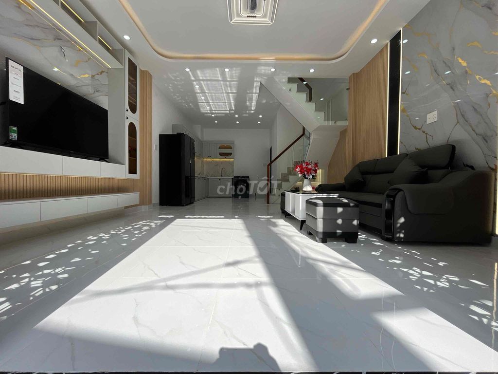 Bán Nhà Huỳnh Tấn Phát DT:5x8,5m 2Tầng 2PN  Nhà Bè gần Phú Mỹ Hưng