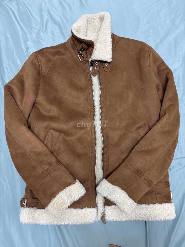 Áo khoác AMERICAN STITCH Da lộn Lông cừu Nâu S. Mua bán Quần áo tại Thành phố Đà Lạt Lâm Đồng được đăng bởi Quy hình 1