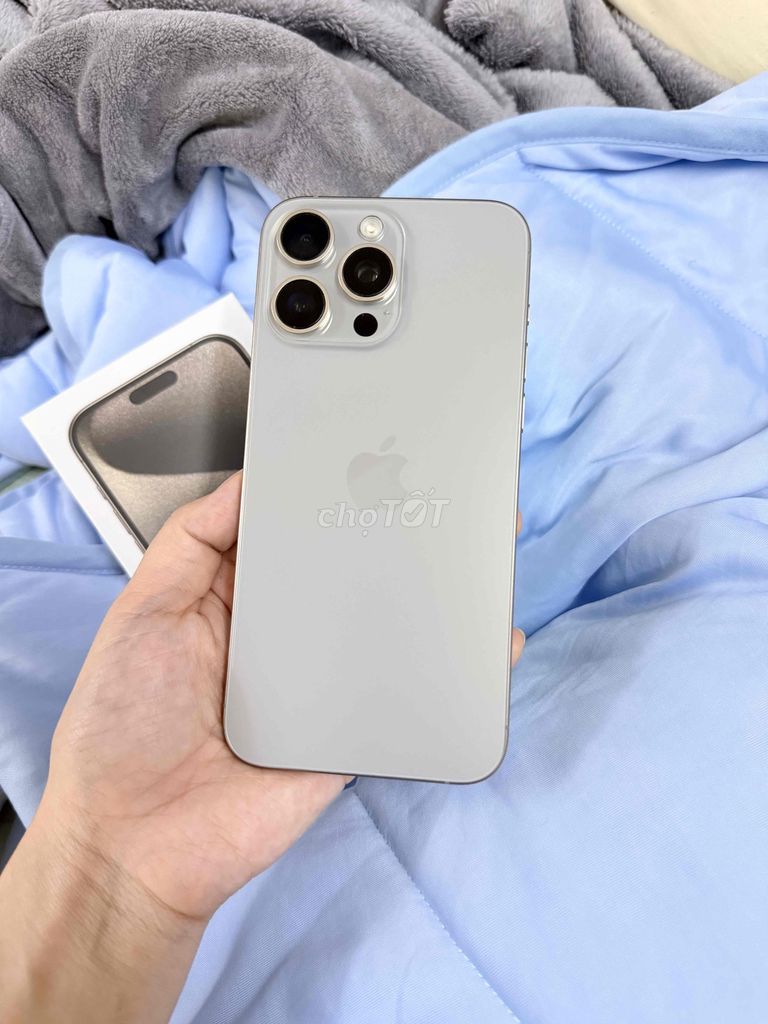 iPhone 15 Pro Max 256G Natural việt nam Đã sử dụng. Mua bán Điện thoại tại Thành phố Vũng Tàu Bà Rịa - Vũng Tàu được đăng bởi The  hình 1
