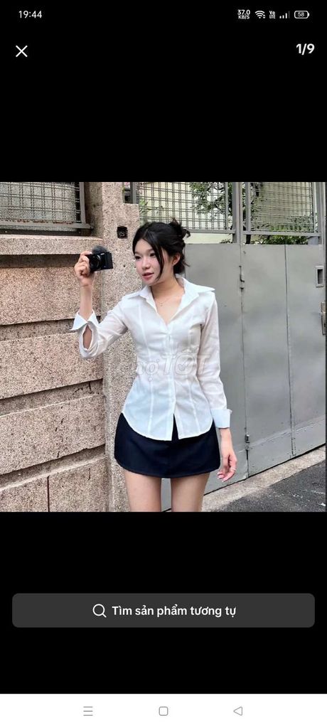 Áo sơ mi nữ vải ôm eo The Quạo. Mua bán Quần áo tại Quận 4 Tp Hồ Chí Minh được đăng bởi Ngọc Nhi hình 1