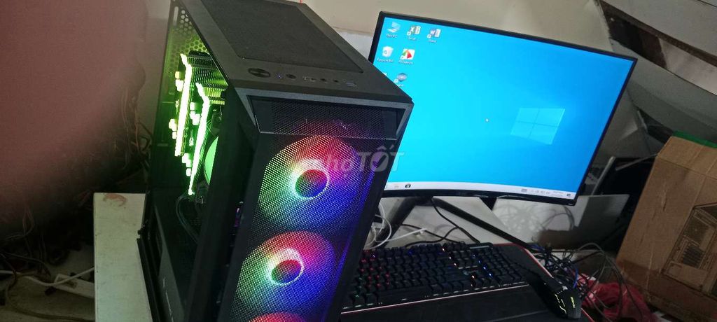 BỘ CHẠY GIẢ LẬP X99V3 dual 2676 RAM 128G GTX16504G. Mua bán Máy tính để bàn tại Quận Thanh Khê Đà Nẵng được đăng bởi văn duy hình 1