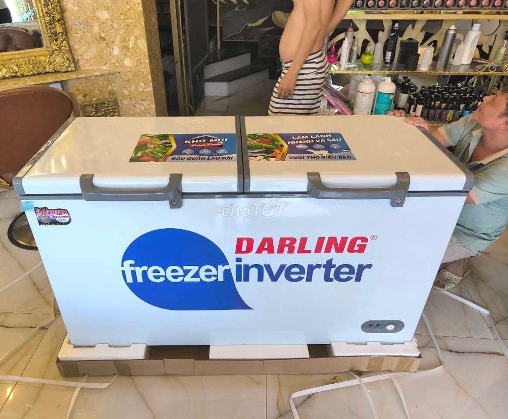 Tủ đông mát Darling inverter 450L hàng mới 100%. Mua bán Tủ lạnh tại Quận Bình Thạnh Tp Hồ Chí Minh được đăng bởi Quí Vũ Official hình 1