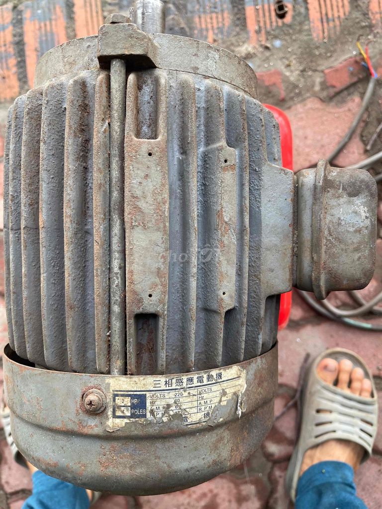 Motor điện 2 HP 3 pha 1700 vòng/phút nguyên zin. Mua bán Đồ chuyên dụng, Giống nuôi trồng tại Huyện Xuyên Mộc Bà Rịa - Vũng Tàu được đăng bởi Pháp nhẫn hình 1
