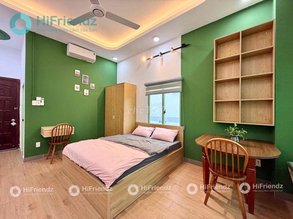 Căn hộ Studio ban công, full nội thất – Lê Văn Sỹ, Phú Nhuận | Không c