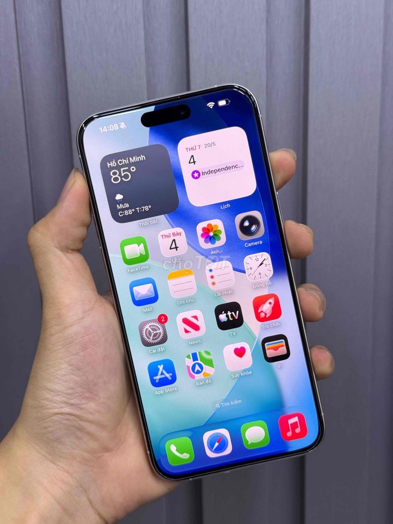 iPhone 15 Pro Max 256GB Trắng màn oled như zin. Mua bán Điện thoại tại Quận Ninh Kiều Cần Thơ được đăng bởi Cường Thịnh store hình 1