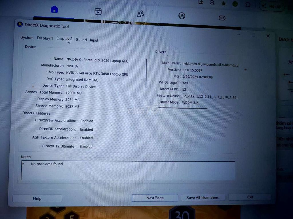 ASUS TUF Dash F15 FX516PC i5-11300H 16GB RTX 3050. Mua bán Laptop tại Quận Hải Châu Đà Nẵng được đăng bởi nguyễn thế hùng hình 1