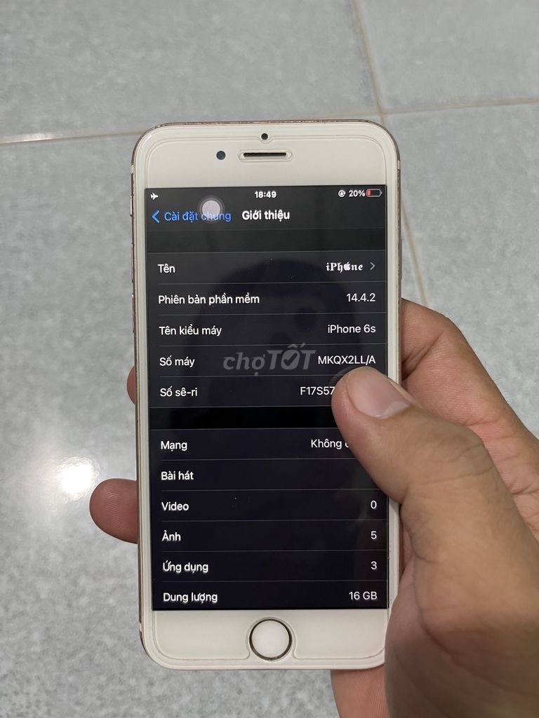 iphone 6s. Mua bán Điện thoại tại Thành phố Bến Tre Bến Tre được đăng bởi SubZero hình 1
