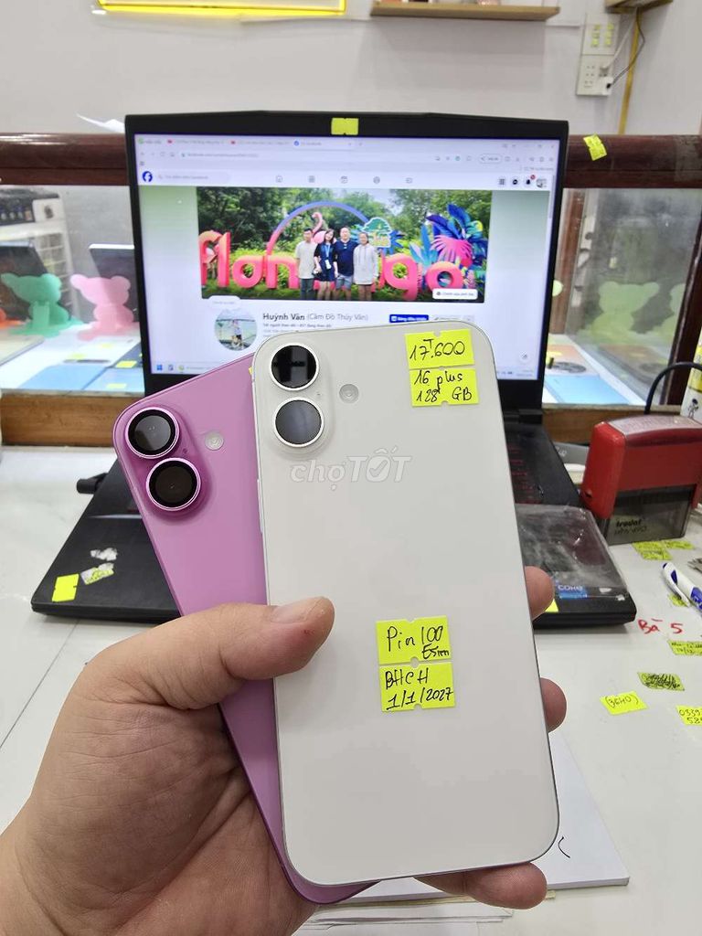 Iphone 16 Plus 128GG - Có Khe Sim. Mua bán Điện thoại tại Thành phố Long Xuyên An Giang được đăng bởi Facebook Cầm Đồ Thúy Vân hình 1