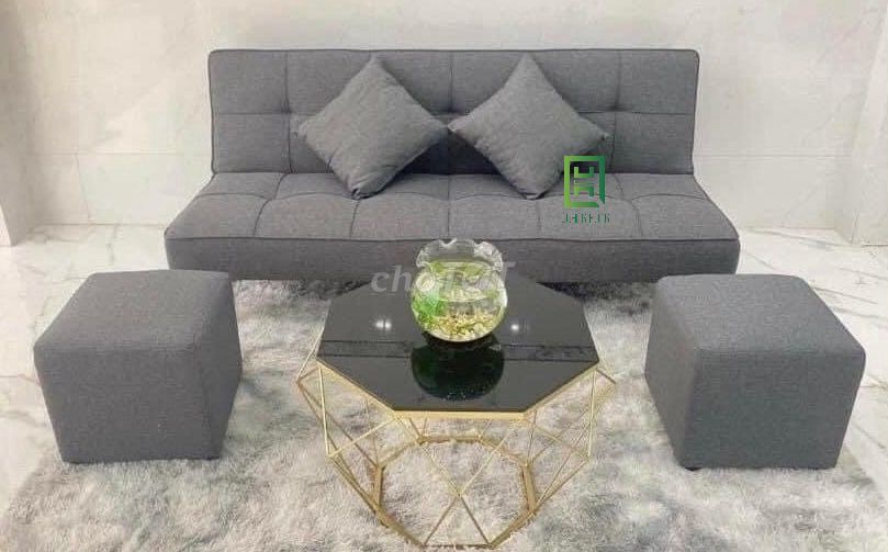 Ghế sofa giường vải xám 1m7. Mua bán Giường, chăn ga gối nệm tại Quận Tân Bình Tp Hồ Chí Minh được đăng bởi LÊ VĂN HÙNG hình 1