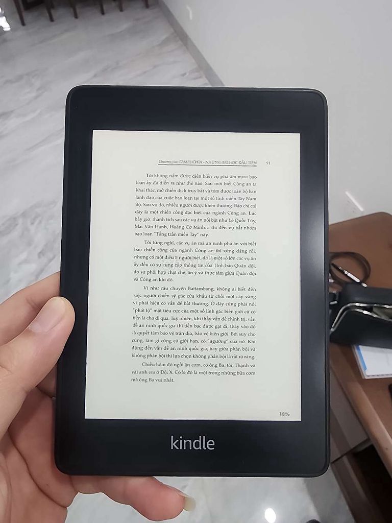 Máy đọc sách Amazon Kindle PP4 Đen Như mới. Mua bán Máy tính bảng tại Thành phố Việt Trì Phú Thọ được đăng bởi Hoàng Linh hình 1