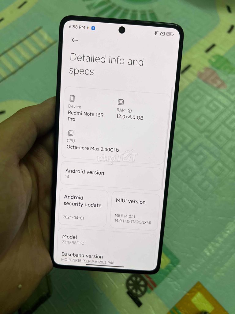 bán xiaomi note 13r pro 12/256