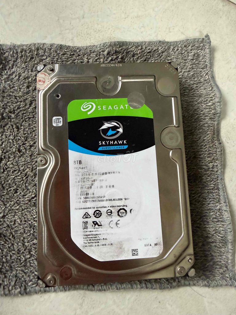 Ổ cứng Seagate SkyHawk 8TB Đã qua sử dụng. Mua bán Linh kiện (RAM, Card...) tại Quận Gò Vấp Tp Hồ Chí Minh được đăng bởi Máy Tính Minh Tú hình 1