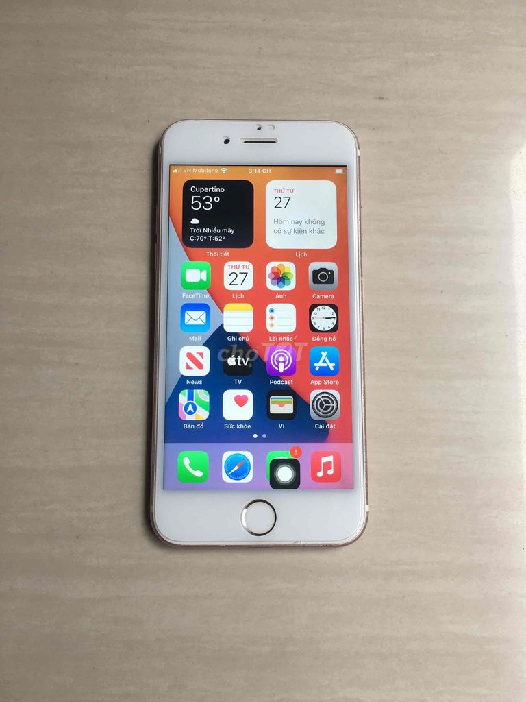Apple iPhone 6s 16GB Vàng hồng Đã sử dụng. Mua bán Điện thoại tại Quận 4 Tp Hồ Chí Minh được đăng bởi Thanh Nguyen hình 1