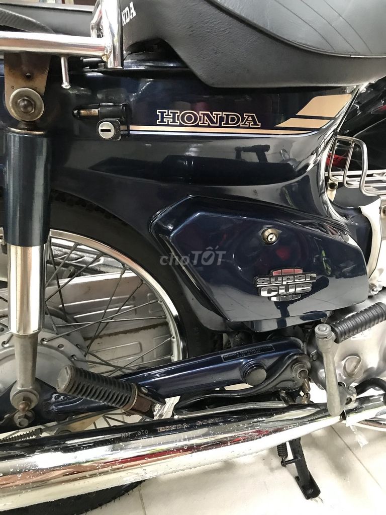 Honda Super Cub 70 Custom (синий, белый)