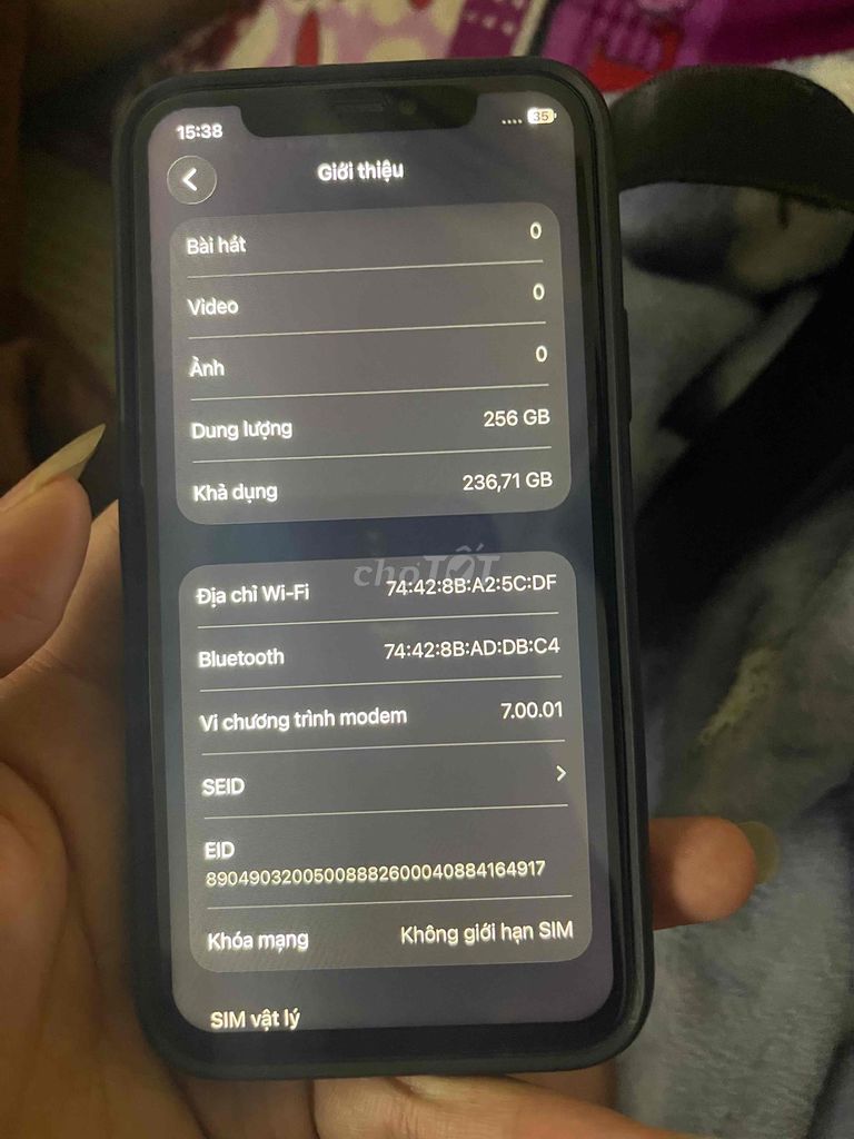 Apple iPhone 11 Pro 256GB Vỡ lưng. Mua bán Điện thoại tại Quận Hoàng Mai Hà Nội được đăng bởi HẢI NAM QĐ29.03 hình 1