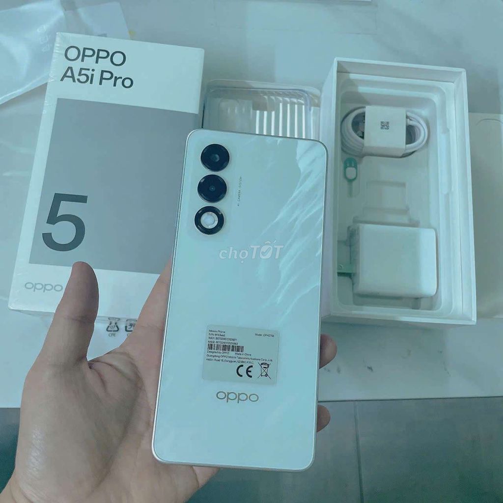 OPPO A5i Pro 8GB/128GB Trắng 5G. Mua bán Điện thoại tại Quận Bình Tân Tp Hồ Chí Minh được đăng bởi nhungtphcmkhongchin65sau54548 hình 1