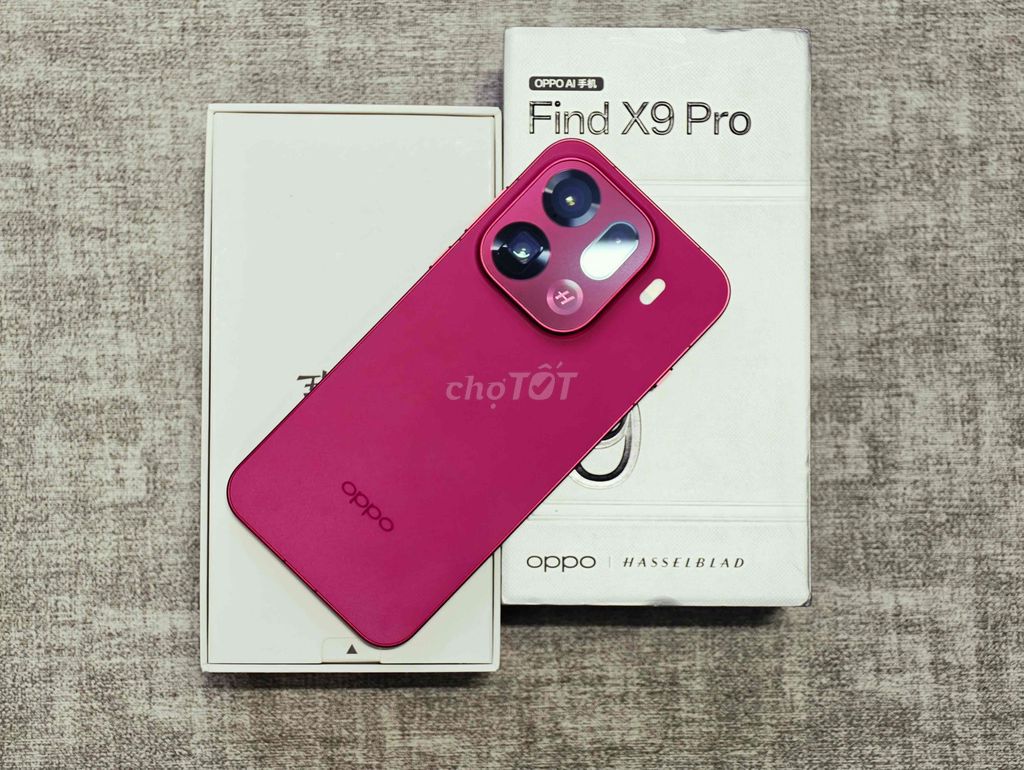 OPPO Find X9 Pro 16/512GB Đỏ Like New Fullbox. Mua bán Điện thoại tại Quận 3 Tp Hồ Chí Minh được đăng bởi Minh Phạm  hình 1