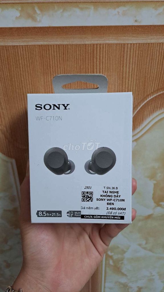 Tai nghe Sony WF-C710N Đen Mới. Mua bán Tivi, Âm thanh tại Quận Liên Chiểu Đà Nẵng được đăng bởi Nguyễn Huy Hoàng  hình 1