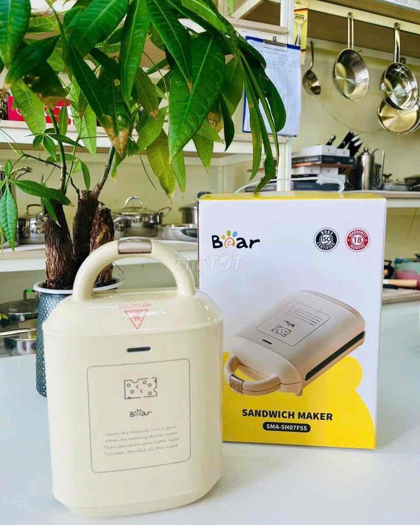 Máy nướng bánh Bear SMA-5H07F55 Kem 2.5L. Mua bán Bếp, lò, đồ điện nhà bếp tại Huyện Hòa Thành Tây Ninh được đăng bởi Hẻm Ăn Vặt SuRốt BĐS nhà đất SuRốt hình 1