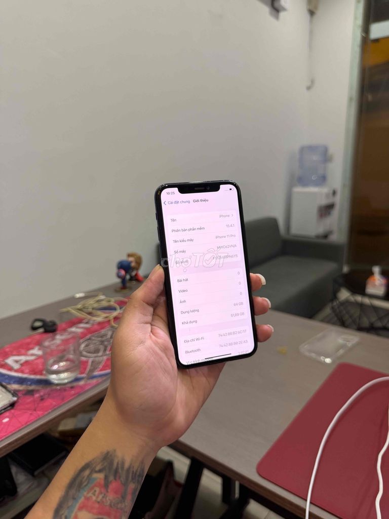 Apple iPhone 11 Pro Vn/a 64G ios 15 Zin Nguyên Bản. Mua bán Điện thoại tại Quận Cầu Giấy Hà Nội được đăng bởi Trung Kiên Trả Góp Bao Nợ Xấu hình 1