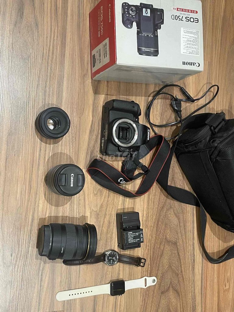 Máy ảnh Canon 750D Kit Đen kèm phụ kiện. Mua bán Máy ảnh, Máy quay tại Quận 8 Tp Hồ Chí Minh được đăng bởi nguyễn đoàn hình 1